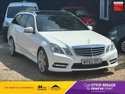 Usado Mercedes E350 265 CV (194 kW) 2013 Blanco Familiar