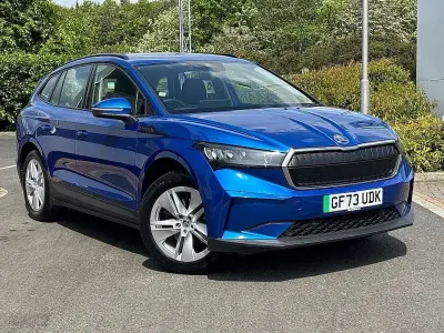 Used Skoda Enyaq iV 97 kW (132 HP) 2023 Race blue metallic SUV