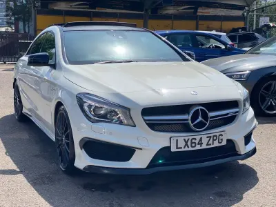 Used Mercedes CLA45 AMG AMG 360 HP (264 kW) 2014 White Coupe