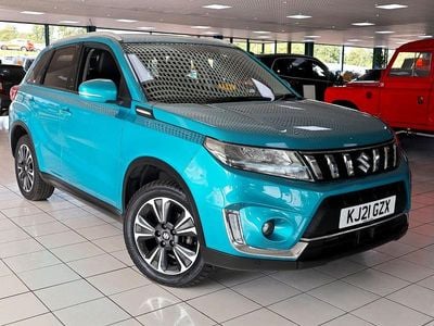 Atlantis turquoise Used 2021 Suzuki Vitara SZ5 SUV | £13,289 (Fair price)