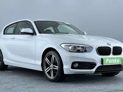 Used BMW 116 Sport Line 116 HP (85 kW) 2017 White Hatchback