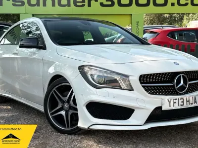 Used Mercedes CLA220 AMG 177 HP (130 kW) 2013 White Coupe