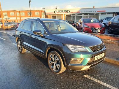 Begagnad Seat Ateca Ecomotive 115 HK (84 kW) 2017 Blå SUV