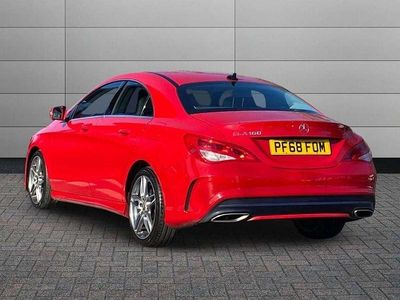 Used Mercedes CLA180 AMG line 122 HP (89 kW) 2019 Red Sedan