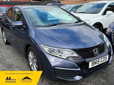 Blue Used 2015 Honda Civic S Hatchback | £5,399 (Fair price)