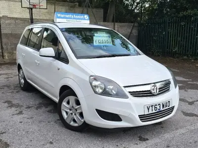 Second-hand Vauxhall Zafira 115 CP (84 kW) 2013 Alb Monovolum
