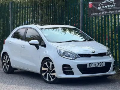 Used Kia Rio 109 HP (80 kW) 2015 White Hatchback