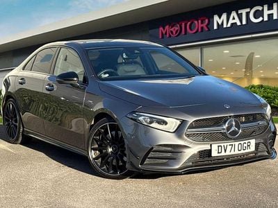 Grey Used 2021 Mercedes A35 AMG Premium Plus Sedan | £25,490 (Super price)