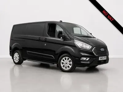 Used Ford Tourneo Custom Titanium 130 HP (95 kW) 2020 Black Van