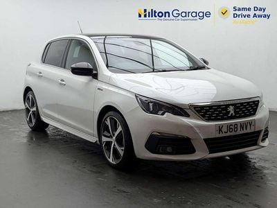 Used Peugeot 308 GT-line 131 HP (96 kW) 2019 White Hatchback