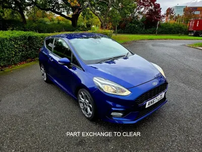 Usado Ford Fiesta ST-Line 125 CV (91 kW) 2017 Azul Utilitario