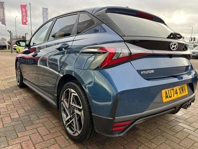 Vibrant blue Used 2024 Hyundai i20 N Line Hatchback | £19,795 (A bit pricey)