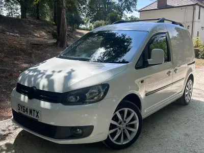 Used VW Caddy Highline 102 HP (75 kW) 2014 White MPV