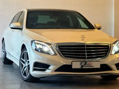 Used Mercedes S350L AMG line 254 HP (186 kW) 2015 White Sedan