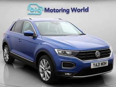 Used VW T-Roc SEL 190 HP (139 kW) 2021 Blue SUV