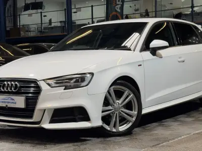 Begagnad Audi A3 Sportback S-Line 150 HK (110 kW) 2016 Vit Halvkombi
