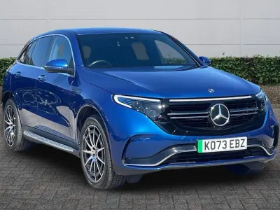 Used Mercedes EQC400 AMG line 300 kW (408 HP) 2023 Blue SUV