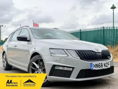 Used Skoda Octavia vRS 245 HP (180 kW) 2018 Grey Estate