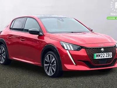 Used Peugeot e-208 Premium 100 kW (136 HP) 2022 Red Hatchback