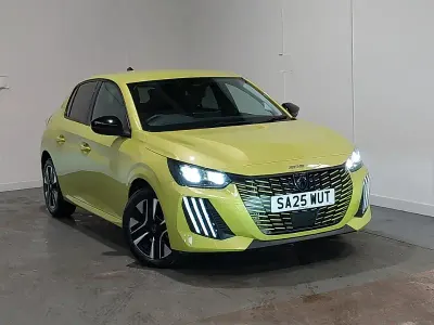 New Peugeot 208 Allure 101 HP (74 kW) 2025 Yellow Hatchback