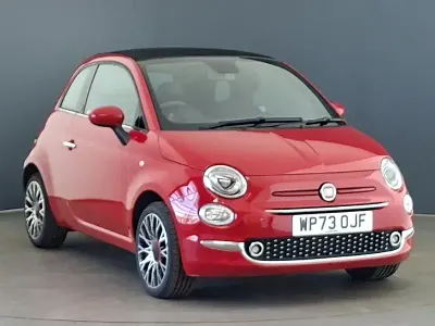 Used Fiat 500C Red 70 HP (51 kW) 2023 Red Cabriolet