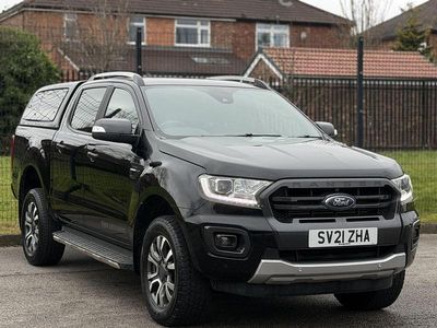 Begagnad Ford Ranger Wildtrack 2021 Svart Pickup
