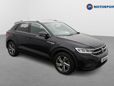 Black Used 2022 VW T-Roc R-line SUV | £20,599 (Good price)