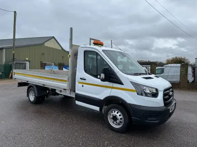 Used Ford Transit 130 HP (95 kW) 2022 White Cabriolet