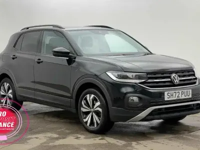Used VW T-Cross Black Edition 95 HP (69 kW) 2022 Black SUV