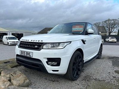 White Used 2015 Land Rover Range Rover Sport HSE SUV | £14,995 (Fair price)