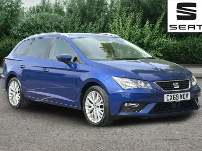 Begagnad Seat Leon SE Dynamic 130 HK (95 kW) 2019 Blå