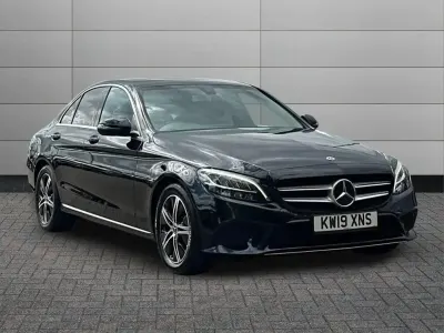 Used Mercedes C220 191 HP (140 kW) 2019 Black Sedan