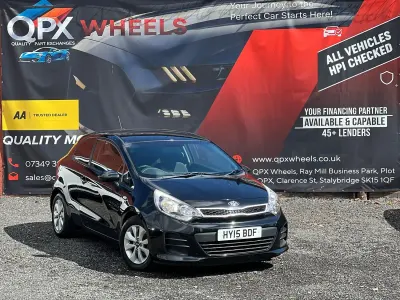 Used Kia Rio 2015 Black Hatchback