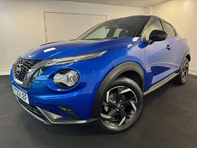 Used Nissan Juke N-Connecta 114 HP (83 kW) 2023 Candy blue SUV