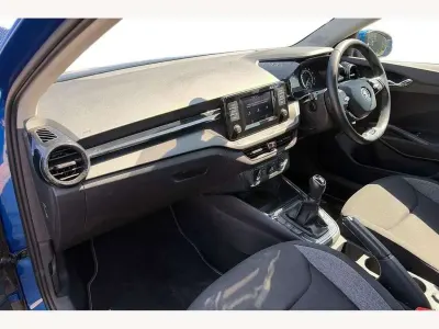 Used Skoda Fabia Comfort 95 HP (69 kW) 2023 Race blue metallic Hatchback