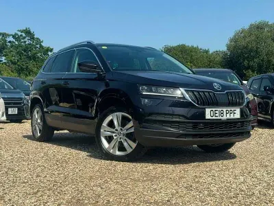 Used Skoda Karoq SE L 115 HP (84 kW) 2018 Black SUV