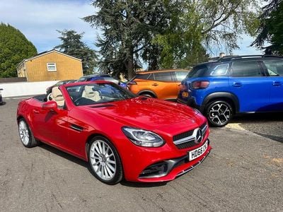 Used Mercedes SLC200 AMG line 184 HP (135 kW) 2016 Red Cabriolet
