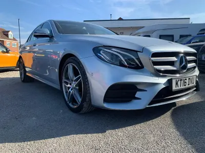 Used Mercedes E220 AMG line 2016 Silver Sedan
