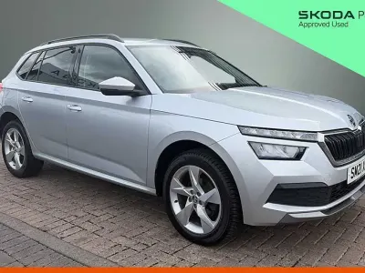 Used Skoda Kamiq SE Drive 110 HP (80 kW) 2021 Brilliant silver metallic SUV
