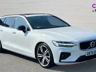 Used Volvo V60 R-Design 190 HP (139 kW) 2020 White Estate