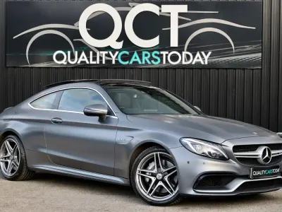Begagnad Mercedes C63 AMG Premium 2018 Grå Sportkupé