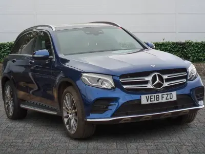 Used Mercedes GLC250 AMG Line Premium 2018 Blue SUV