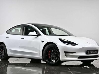 Used Tesla Model 3 Long Range AWD 366 kW (498 HP) 2021 White Sedan