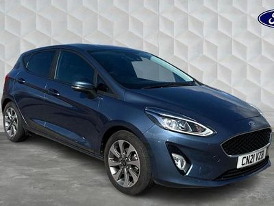 Usado Ford Fiesta Trend 95 HP (69 kW) 2021 Azul Citadino