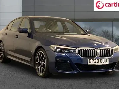 Used BMW 520 M Sport 190 HP (139 kW) 2020 Blue Sedan