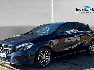 Used Mercedes A180 Sport Edition 122 HP (89 kW) 2018 Blue Hatchback