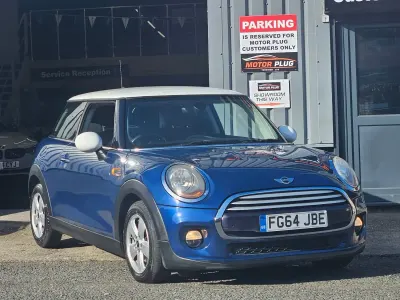Begagnad Mini Cooper D Hatch 2014 Blå Halvkombi