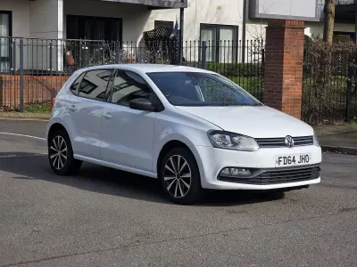 Used VW Polo SE 90 HP (66 kW) 2014 White Hatchback