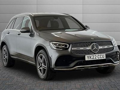 Used Mercedes GLC300e AMG line 320 HP (235 kW) 2022 Selenite grey Estate