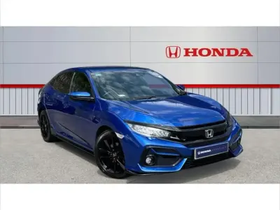 Used Honda Civic Sport 182 HP (133 kW) 2021 Blue Hatchback